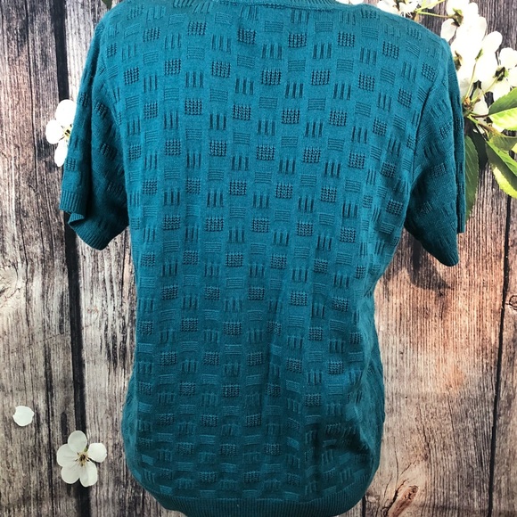 *SOLD!* (Alfred Dunner) Blue T-Shirt - Picture 2 of 4